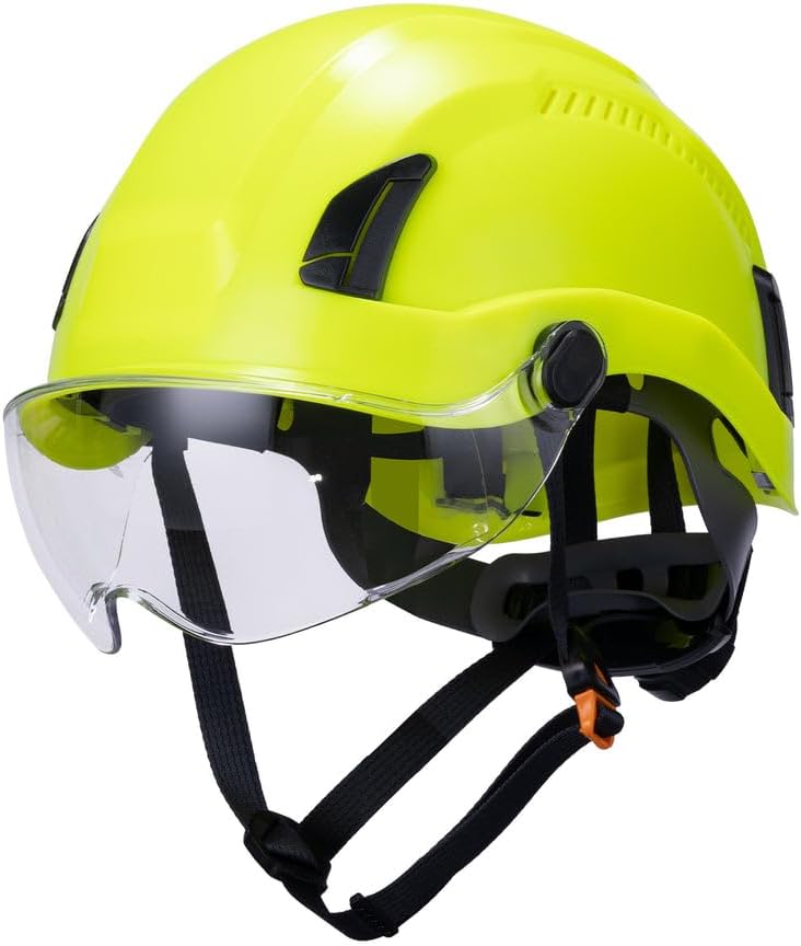 Land Helmets EcoPro Safety Helmet - ANSI/ISEA Z89.1-201 Type 1 Class C Vented - OSHA Approved - Lightweight Helmet with 6 Pt Suspension for Arborist, Industrial & Fall Protection - Image 1